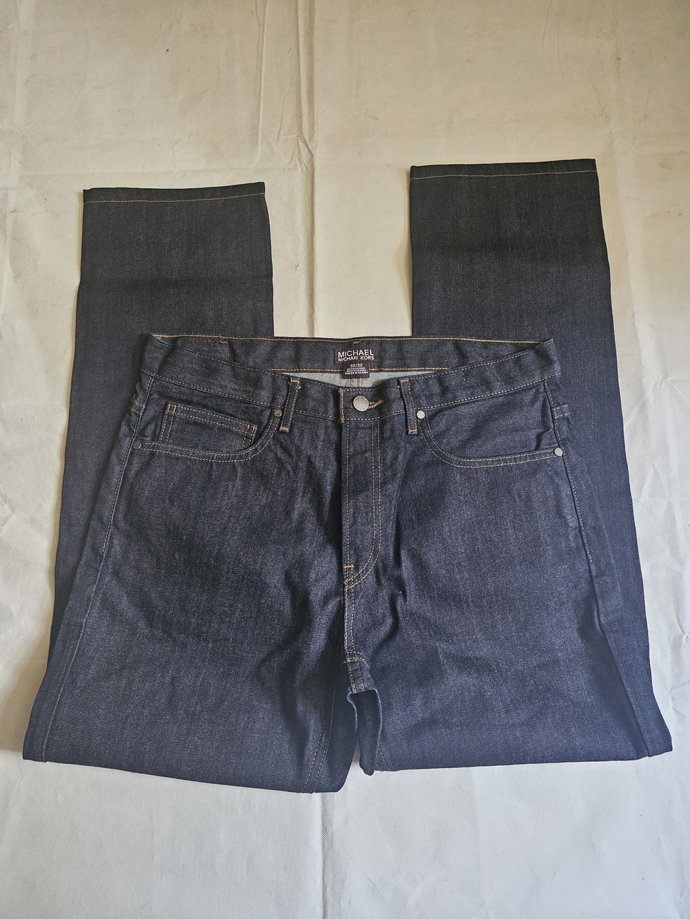 Michael Kors Men's Dark Indigo Straight Jeans